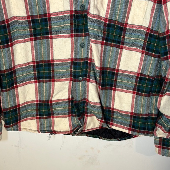 Red and Green Casual Plaid Button Down Shirt - Picture 5 of 13